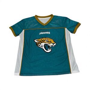 Jacksonville Jaguars NFL Flag Football Reversible Jersey Boys Youth Kids Large